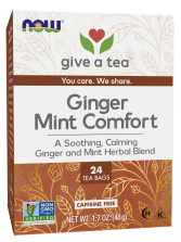 Ginger Mint Comfort Tea - 24 Tea Bags Box Front