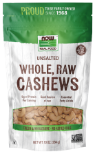 Cashews, Whole, Raw & Unsalted - 10 oz Bag Front