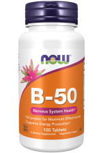 Vitamin B-50 - 100 Tablets Bottle Front