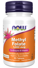 Methyl Folate 1,000 mcg - 90 Tablets bottle front