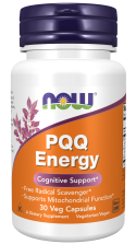 PQQ Energy - 30 Veg Capsules Bottle Front`