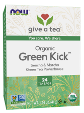 Green Kick™ Tea, Organic - 24 Tea Bags Box Front