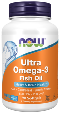 Ultra Omega-3 (Bovine Gelatin) - 90 Softgels Bottle Front