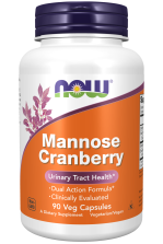 Mannose Cranberry - 90 Veg Capsules Bottle Front