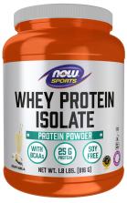 Whey Protein Isolate, Creamy Vanilla Powder - 1.8 lbs. Bottle Front