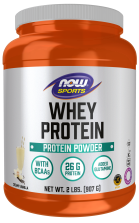 Whey Protein, Creamy Vanilla Powder - 2 lbs. bottle front
