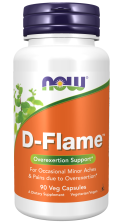 D-Flame™ - 90 Veg Capsules Bottle Front