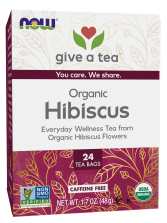 Organically Hip Hibiscus™ Tea - 24 Tea Bags Box Front