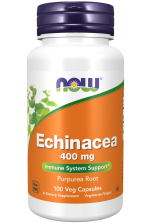 Echinacea 400 mg - 100 Veg Capsules Bottle Front