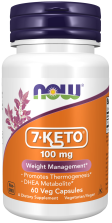7-Keto® 100 mg - 60 Veg Capsules Bottle Front