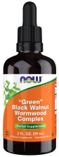 "Green" Black Walnut Wormwood Complex Liquid - 2 fl. oz. Bottle Front
