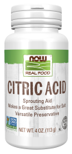 Citric Acid - 4 oz. Bottle Front