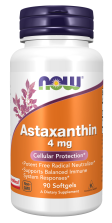 Astaxanthin 4 mg - 90 Softgels Bottle Front