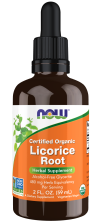 Licorice Root Glycerite, Organic - 2 fl. oz. Bottle Front