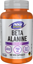 Beta-Alanine 750 mg - 120 Veg Capsules Bottle Front