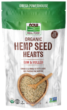 Hemp Seed Hearts, Organic - 8 oz. Bag Front