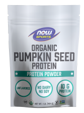 Pumpkin Seed Protein, Organic Powder - 1 lb. Bag front