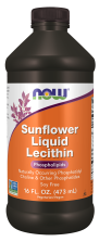 Sunflower Liquid Lecithin - 16 fl. oz. Bottle Front