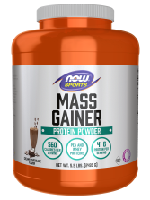 Mass Gainer Powder, Creamy Chocolate Flavor - 5.5 lbs. Bottle Front