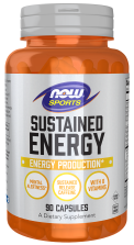 Sustained Energy - 90 Veg Capsules Bottle Front