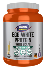 Egg White Protein, Creamy Vanilla Powder - 1.5 lbs. Bottle front
