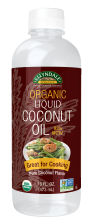 Liquid Coconut Cooking Oil - 16 fl. oz. Bottle Front