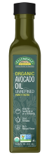 Avocado Cooking Oil, Organic in Glass Bottle - 8.45 fl. oz. Bottle Front