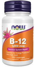 Vitamin B-12 1000 mcg - 100 Lozenges bottle front