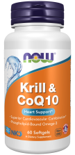 Krill & CoQ10 - 60 Softgels Bottle Front