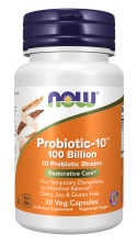 Probiotic-10™ 100 Billion - 30 Veg Capsules Bottle Front