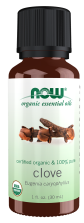 Clove Oil, Organic - 1 fl. oz. Front Bottle