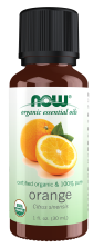Orange Oil, Organic - 1 fl. oz. Bottle Front