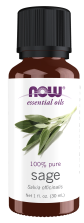 Sage Oil - 1 fl. oz. Bottle Front
