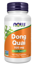 Dong Quai 520 mg - 100 Veg Capsules Bottle Front