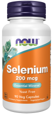 Selenium 200 mcg - 90 Veg Capsules Bottle Front