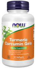 Turmeric Curcumin Gels - 60 Softgels Bottle Front
