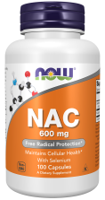 NAC 600 mg - 100 Veg Capsules Bottle Front