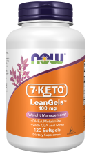 7-KETO® LeanGels™ 100 mg - 120 Softgels Bottle front