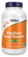 Psyllium Husk Powder Vegetarian - 12 oz. Bottle Front