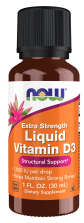 Vitamin D-3 Liquid, Extra Strength - 1 fl. oz. Bottle Front