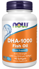 DHA-1000 Brain Support, Extra Strength - 90 Softgels Bottle Front