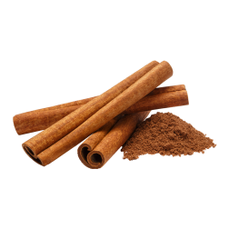 cinnamon sticks and ground cinnamon powder