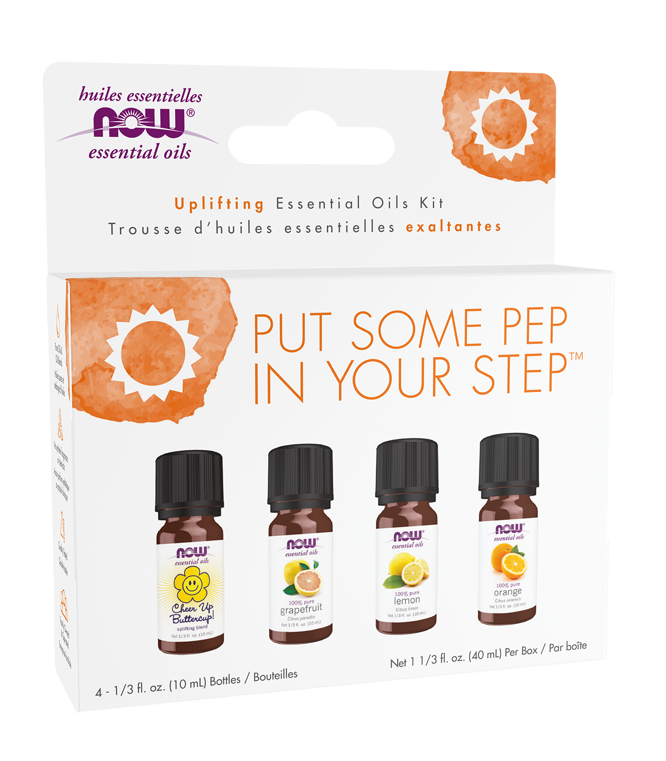 Put Some Pep in Your Step Essential Oils Kit box front
