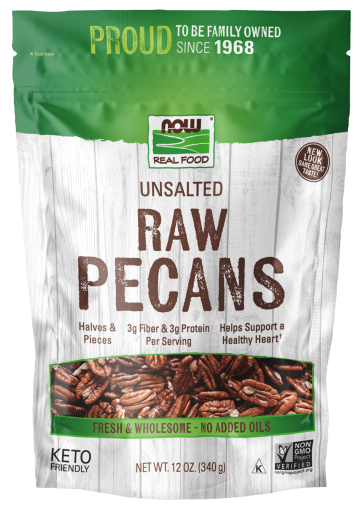 Pecans, Raw & Unsalted - 12oz