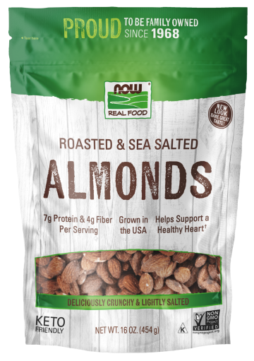 Almonds, Roasted & Sea Salted - 1 lb.