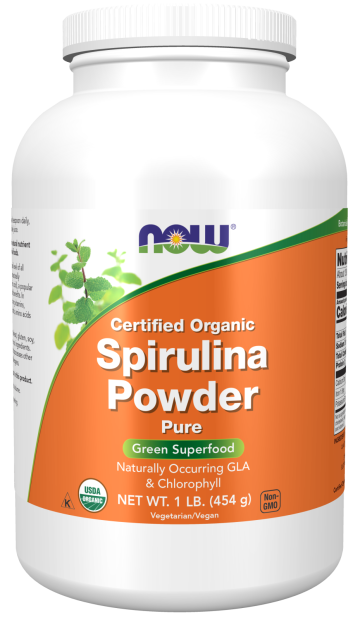 Spirulina Powder, Organic - 1 lb. Tub