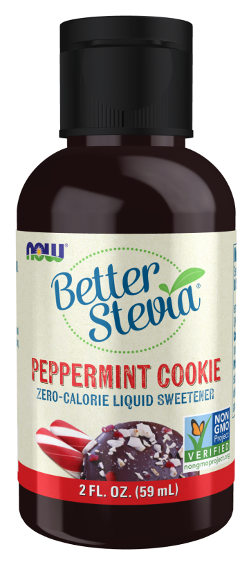 BetterStevia® Liquid, Peppermint Cookie - 2 fl. oz. bottle front