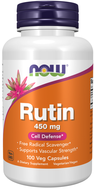 Rutin 450 mg - 100 Veg Capsules Bottle Front
