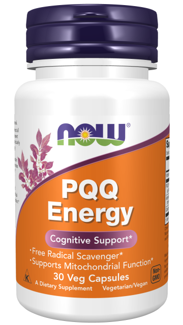 PQQ Energy - 30 Veg Capsules Bottle Front`