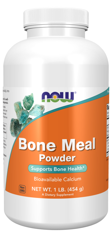 Bone Meal Powder - 1 LB. Bottle Front